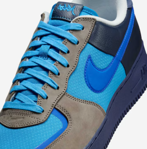 Air Force 1 Low x Stash "Soft Grey and Harbor Blue"