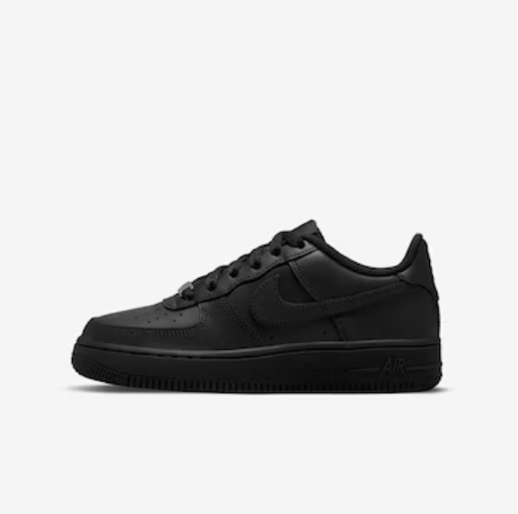 Nike Air Force 1 LE Infantil "Total Black"