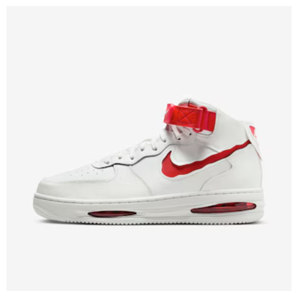 Nike Air Force 1 Mid EVO "White University Red"