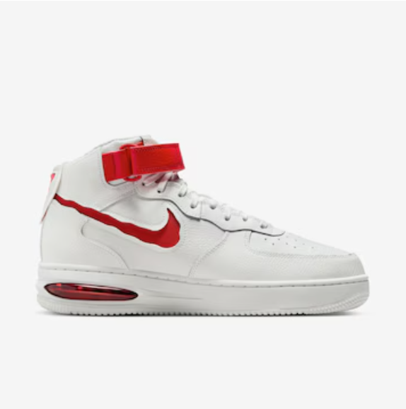 Nike Air Force 1 Mid EVO "White University Red"