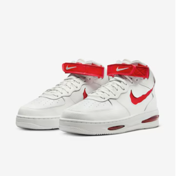 Nike Air Force 1 Mid EVO "White University Red"